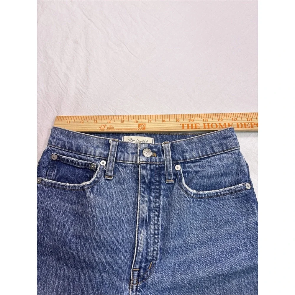 Madewell Balloon Jeans Womens 25 Light Wash High Rise Tapered Denim Mom Y2K